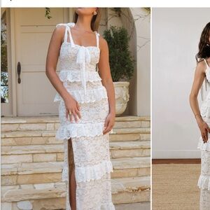 Show Me Your Mumu Monique Tie Maxi Dress